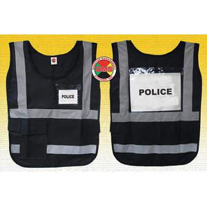 DMS DMS-05838 Safety Vest Black Nylon | AF7ETY 20XM07