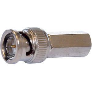 DOLPHIN COMPONENTS CORP DC-UG78-5 Cable Coupler BNC/Male RG6 Coax - Pack of 10 | AA3YNQ 11Y905