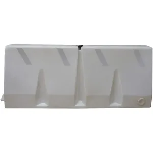 DIVERSIFIED PLASTICS TB-5-00 Polycade Traffic Barrier White | AH8KEE 38UZ85