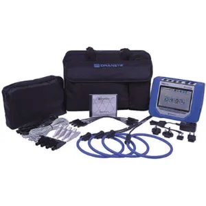 DRANETZ HDPQ-XAFLEX3KPKG Power Quality Analyzer Kit 3000A HDPQ Xplorer | AH3QHR 32ZN35