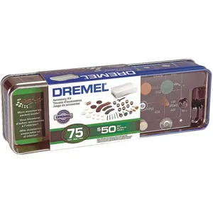 DREMEL 707-01 Accessory Tin Can Kit 75 Piece | AC8TTQ 3DRN3