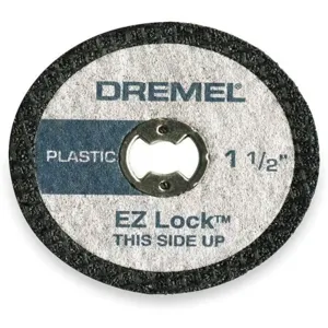 DREMEL EZ476 E Z Lock Cut Off Wheel 1 1/2 Inch Diameter - Pack Of 5 | AB2XKJ 1PKX7