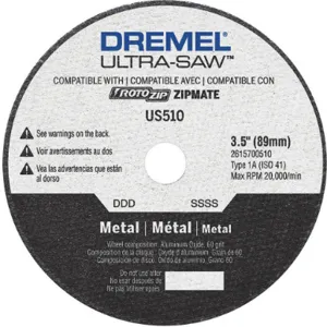 DREMEL US510-01 Cutting Wheel 3-1/2 Inch Diameter | AH7ZLU 38EY48