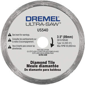 DREMEL US540-01 Trennscheibe Diamant 3-1/2 Zoll Durchmesser | AH7ZLW 38EY50