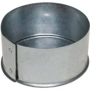 DUCTMATE GRECP8GA24 8 Inch Diameter 24 Gauge Snap Pipe End Cap | AE8NTJ 6EKK3