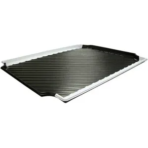 DURA-SHELF CTW300124 Containment Tray Black With White Stripe | AA6RZM 14U103