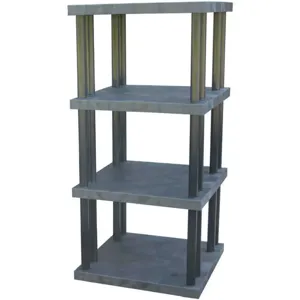 DURA-SHELF ST3636x4 Bulk Shelving Solid Top 4 Shelf 36 x 36 x 75 | AA6RZB 14U092