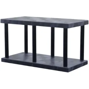 DURA-SHELF ST4824B Bulk Shelving Solid Top 2 Shelf 48 x 24 x 27 | AA6RYM 14U079