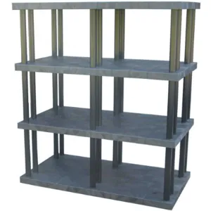 DURA-SHELF ST6636x4 Bulk Shelving Solid Top 4 Shelf 66 x 36 x 75 | AA6RZE 14U095