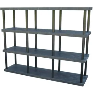 DURA-SHELF ST9624x4 Bulk Shelving Solid Top 4 Shelf 96 x 24 x 75 | AA6RZF 14U096