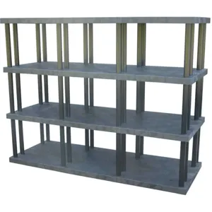 DURA-SHELF ST9636x4 Bulk Shelving Solid Top 4 Shelf 96 x 36 x 75 | AA6RZG 14U097