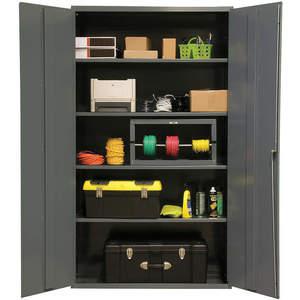 DURHAM MANUFACTURING 2502-4S-95 Shelf Cabinet, 4 Adjustable Shelf, 16 Gauge, Size 48 x 72 Inch | AA7MQF 16D682