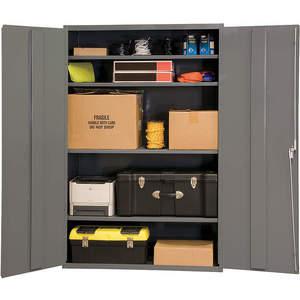 DURHAM MANUFACTURING 2504-4S-95 Shelf Cabinet, 4 Adjustable Shelf, 16 Gauge, Size 48 x 84 Inch | AA7MQH 16D684