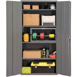 DURHAM MANUFACTURING 2602-4S-95 Shelf Cabinet, 4 Adjustable Shelf, 16 Gauge, Size 36 x 24 x 72 Inch | AA7MQA 16D677
