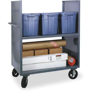 DURHAM MANUFACTURING 2SPT-3060-1-2K-95 Stock Cart, Heavy Duty, 2 Shelf, Size 60 x 30 Inch | AB3HVG 1TJP4