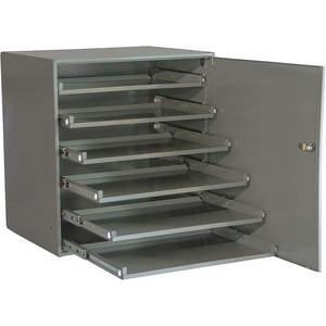 DURHAM MANUFACTURING 321B-95-DR Bearing Rack With Locking Door, Heavy Duty, 6 Compartment, Steel | AJ2DUQ 49H250