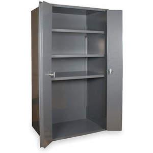 DURHAM MANUFACTURING 3951-3S-95 Space Saving Cabinet, 3 Adjustable Shelf, 14 Gauge, Size 36 x 24 x 72 Inch | AD2FLY 3NYK1