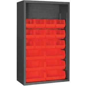 DURHAM MANUFACTURING 5002-18-1795 Enclosed Shelving, Size 18 x 36 x 60 Inch, Red | AH6RQH 36FA53