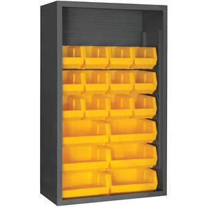 DURHAM MANUFACTURING 5002-18-95 Enclosed Shelving, Size 18 x 36 x 60 Inch, Yellow | AH6RQK 36FA55