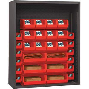 DURHAM MANUFACTURING 5006-30-1795 Enclosed Shelving, Size 18 x 48 x 60 Inch, Red | AH6RQP 36FA59