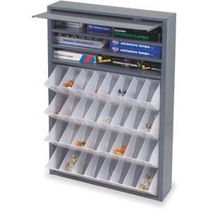 DURHAM MANUFACTURING 590-95 Tilt Out Tray Dispensing Cabinet, 4 Tray, Gray | AA8XKA 1ANU6