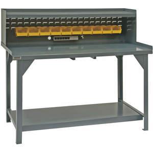 DURHAM MANUFACTURING DWB-3060-BE-RSR-95 Workbench With Riser, Size 60 x 30 x 34 Inch | AA7DVN 15V197