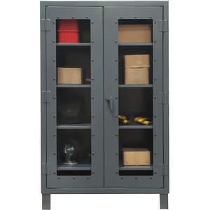 DURHAM MANUFACTURING HDCC244866-3S95 Clearview Cabinet, 2 Door, 12 Gauge, Size 48 x 66 Inch | AC6JPZ 34A946