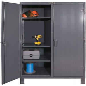 DURHAM MANUFACTURING HDDS244866-6S95 Storage Cabinet, 6 Adjustable Shelf, 12 Gauge, Size 48 x 66 Inch | AC6JQL 34A957