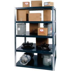 DURHAM MANUFACTURING HDS-244896-95 Shelving Unit, 5 Shelf, Size 48 x 24 x 96 Inch, Gray | AA7MRF 16D707