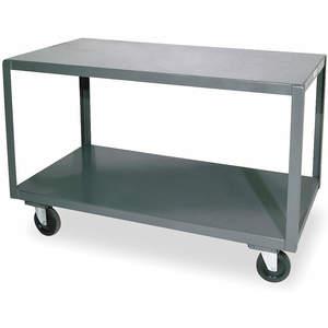 DURHAM MANUFACTURING HMT-3060-3-95 High Deck Portable Table, 3 Shelf, Size 30-1/4 x 60-1/4 x 30-1/16 Inch | AB3HML 1TGP4