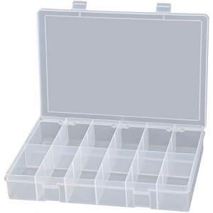DURHAM MANUFACTURING LP12-CLEAR Compartment Box, Large, 12 Compartment, Clear | AA7DVX 15V207