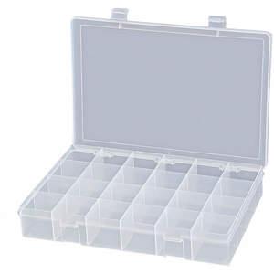 DURHAM MANUFACTURING LP24-CLEAR Compartment Box, Large, 24 Compartment, Clear | AA7DWA 15V210