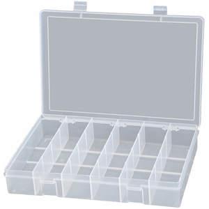 DURHAM MANUFACTURING LP6-CLEAR Compartment Box, Large, 6 Compartment, Clear | AA7DVW 15V206