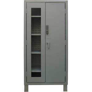 DURHAM MANUFACTURING 3702CXC-BLP4S-95 Digital Cabinet, Size 36 x 78 Inch, Steel | AG3FHL 33HY45