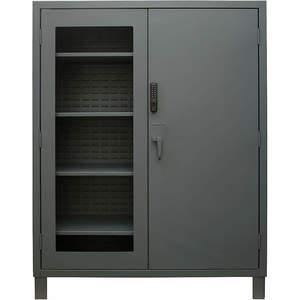 DURHAM MANUFACTURING 3704CXC-BLP4S-95 Digital Cabinet, Size 60 x 78 Inch, Steel | AG3FHN 33HY47