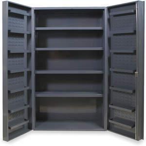 DURHAM MANUFACTURING SJC-DLP-4S-14DS-95 Storage Cabinet, 4 Adjustable Shelf, 14 Gauge, Size 48 x 84 Inch | AB3MCK 1UBJ4