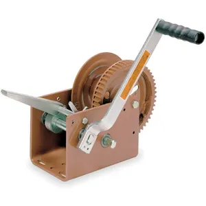 DUTTON-LAINSON DL2500AB Hand Winch, 9.5 Inch Handle Length, TUFFPLATE Finish | AC4DUT 2Z603 / 14875