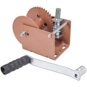 DUTTON-LAINSON WG2000HEX Worm Gear Winch, 2000 lb, 7 Inch Handle, 5/8 Inch Hex Drive | AG3RCP 33UD44 / 11001
