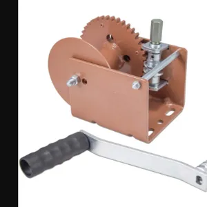 DUTTON-LAINSON WG2000HEX Worm Gear Winch, 2000 lb, 7 Inch Handle, 5/8 Inch Hex Drive | AG3RCP 33UD44 / 11001