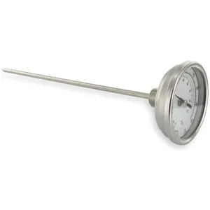 DWYER INSTRUMENTS BTLRN336101 Dial Thermometer, Long Reach, Bimetal, 1/2 Inch NPT Connection, 0 to 200 Deg F Range | AB3RML 1UZU9