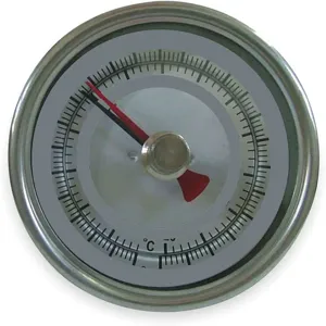 DWYER INSTRUMENTS BTM3906D Min/Max Dial Thermometer, Bimetal, 1/2 Inch NPT Connection, 10 to 150 Deg F Range | AB3REB 1UYX1