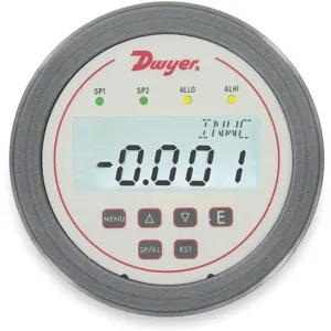 DWYER INSTRUMENTS DH3-007 Digital Panel Meter, 0 to 10.0 Inch WC Input Range | AC2CCW 2HLN7