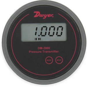 DWYER INSTRUMENTS DM-2002-LCD Differential Pressure Transmitter, 10 PSI Maximum Pressure | AC2CGB 2HLZ2