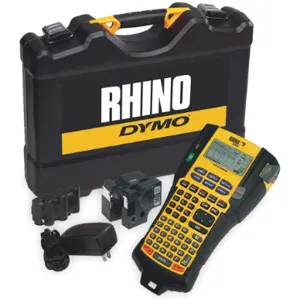 DYMO Rhino 5200 Label Printer Kit Yellow Thermal | AD7VLX 4GPR8