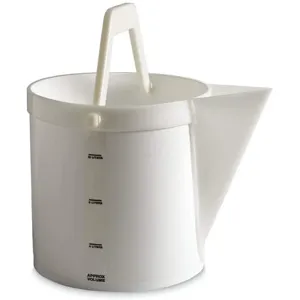 DYNALON 113074 Chemical Resistant Pail 4 Gallon White Hdpe | AC9VHE 3KLX9