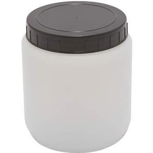 DYNALON 226415-1500 Zylindrisches HDPE-Glas mit Deckel 1500 ml – 10er-Packung | AF4DWJ 8TKF5