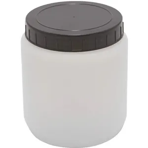 DYNALON 226415-1500 Hdpe Cylindrical Jar With Cap 1500ml - Pack Of 10 | AF4DWJ 8TKF5