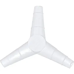 DYNALON 227045 Connector Polypropylene White PK100 | AH2AVY 24AM56