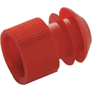 DYNALON 276145-000R Testtube Stopper 11-13mm Red - Pack Of 1000 | AF4LUA 9AJR5