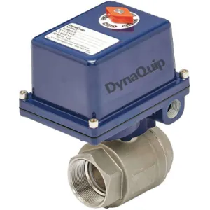 DYNAQUIP CONTROLS EHS21AJE20H Electronic Ball Valve Stainless Steel 1/4 Inch | AA8ZAD 1AWF7